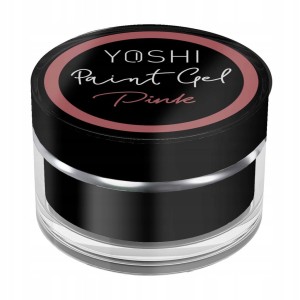 Yoshi Paint Gel Pink UV LED 5ml Różowy żel do zdobień paznokci
