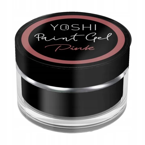 Yoshi Paint Gel Pink UV LED 5ml Różowy żel do zdobień paznokci