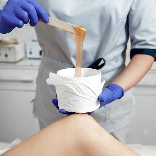 Italwax wosk azulenowy puszka , depilacja paskami 400ml