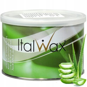 Italwax Natural Aloes Wosk Depilacja w puszce 400ml