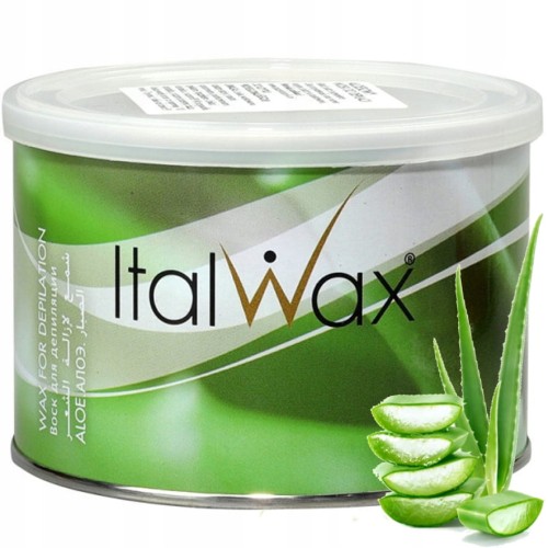 Italwax Natural Aloes Wosk Depilacja w puszce 400ml