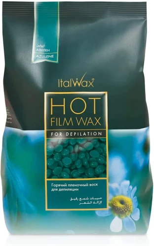 Wosk do depilacji w dropsach ItalWax Azulen 1000 g