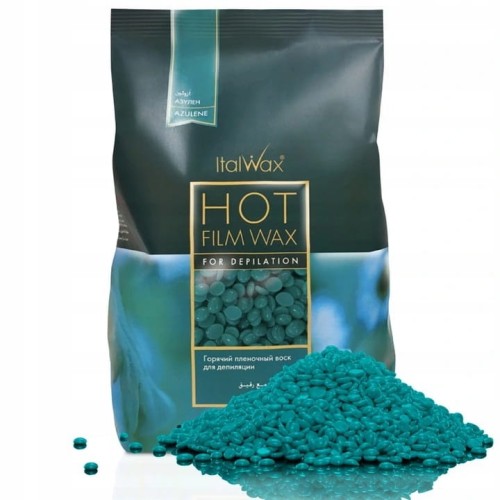ItalWax Wosk Twardy w Granulkach 500 g - Azulen