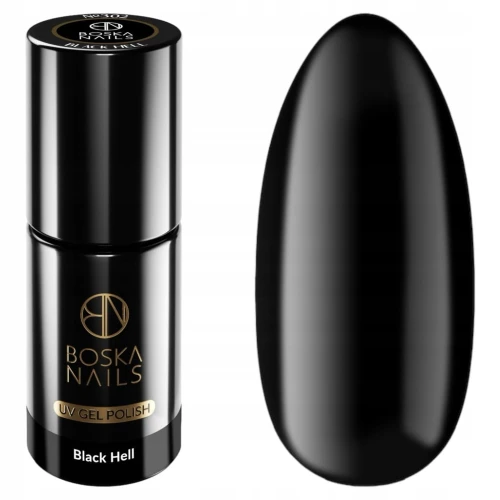 Lakier Hybrydowy Boska Nails No 302 black hell