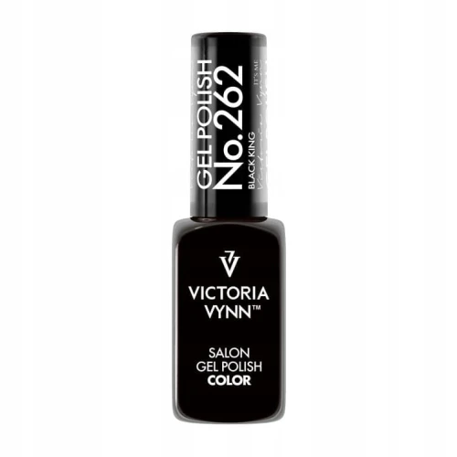Lakier hybrydowy lakier kolorowy Victoria Vynn 262 Black King 8 ml