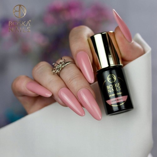 Lakier hybrydowy no 535 Beige Glass Boska Nails 6 ml