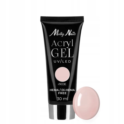 Acrylgel akrylożel budujący Molly Nails Hema/di-Hema free NUDE 30ml Nr 05