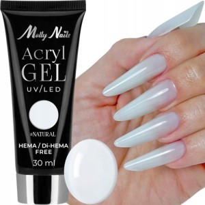 Acrylgel Molly Nails akrylożel budujący HEMA/Di-HEMA free Natural 30ml