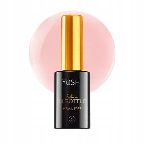 Yoshi Gel In Bottle No.06 Żel budujący do paznokci różowy 10ml