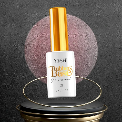 YOSHI Rubber Base 12 baza kauczukowa do paznokci 10ml