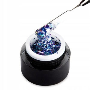 Żel do zdobień EM Nail Paint Premium Glitter Art Gel Extravagant 7