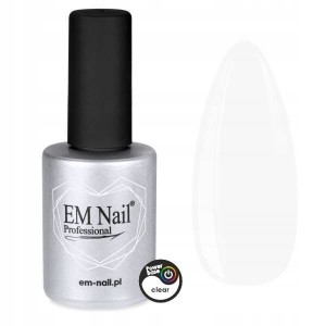 Em-Nail Power Base modelująca baza hybrydowa Clear 15ml