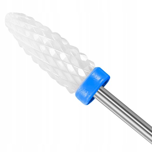 Frez Ceramiczny stożek ,tirch cylinder M, średni (niebieski) Clavier