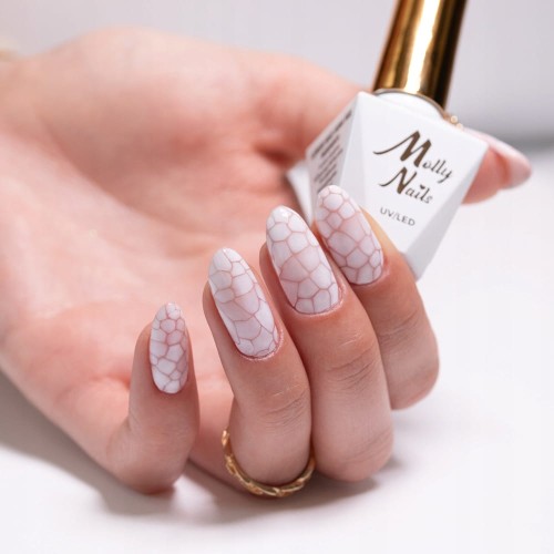 Lakier Hybrydowy AQUA GEL żel do zdobień na mokro efekt blooming MollyLac