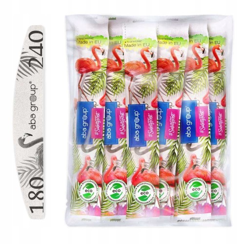 25 sztuk Bezpieczny Pakiet Pilnik Do Paznokci Półksiężyc 180/240 Standard