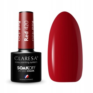 CLARESA LAKIER HYBRYDOWY RED 420 5 g