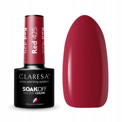 CLARESA LAKIER HYBRYDOWY RED 425 5 g