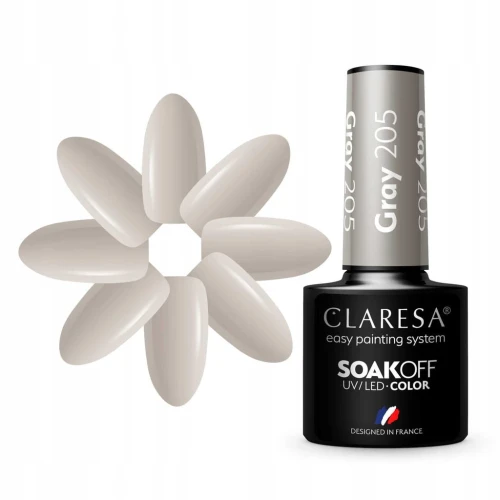 Claresa Lakier hybrydowy GRAY 205 -5g