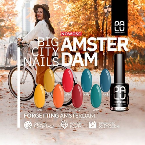 Palu Amsterdam AM7 11g kolorowy lakier hybrydowy