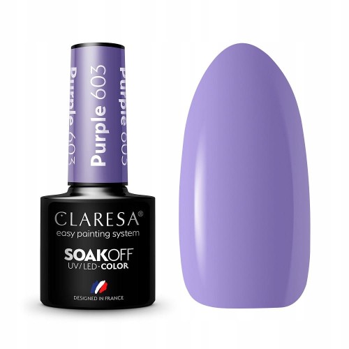 CLARESA LAKIER HYBRYDOWY PURPLE 603 5 g