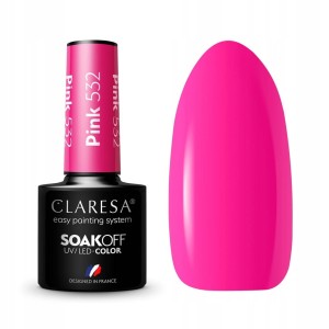 CLARESA LAKIER HYBRYDOWY PINK 532 5 g