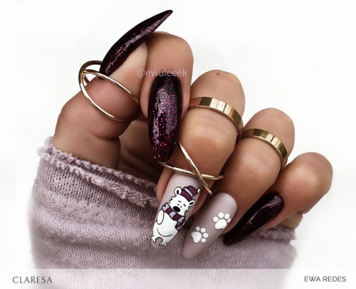 CLARESA LAKIER HYBRYDOWY Pink 554 5 g