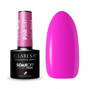 CLARESA LAKIER HYBRYDOWY PINK 547 5 g