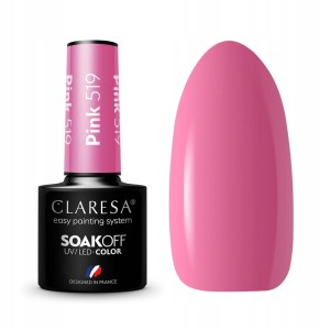 CLARESA LAKIER HYBRYDOWY PINK 519 5 g
