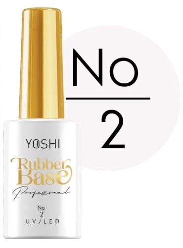 Yoshi Rubber Base No2 UV Hybrid Lakier Hybrydowy baza kauczukowa 10ml