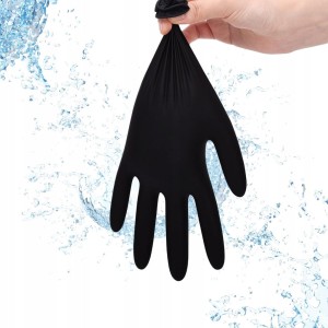 Rękawiczki Nitrylowe ochronne MedaSEPT Black Rozmiar S 100 szt.