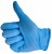 Rękawice rękawiczki nitrylowe niebieskie XS MOCNE prefer blue 100szt