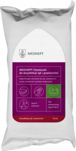 Preparat do dezynfekcji Medisept chusteczki 50 sztuk