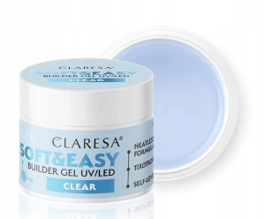 CLARESA Żel SOFT&EASY BUILDER GEL CLEAR 45G