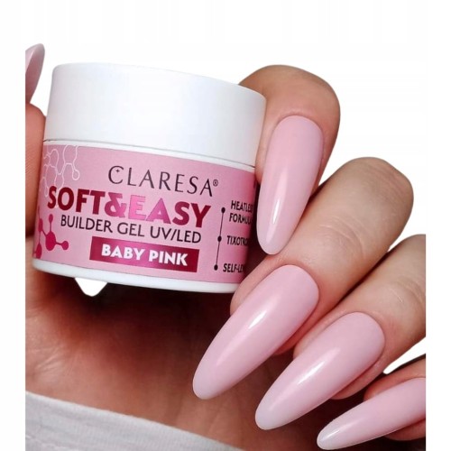 CLARESA SOFT&EASY BUILDER GEL BABY PINK 45G