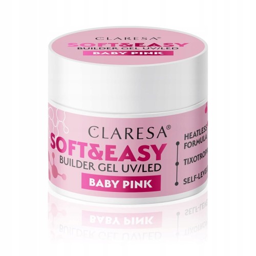 CLARESA SOFT&EASY BUILDER GEL BABY PINK 45G