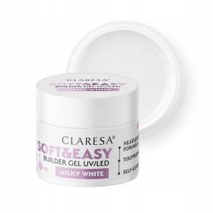 Claresa Soft&Easy Milky White 45 g żel budujący