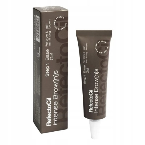 RefectoCil Intense Brow[n]s Base Gel Ash Brown 15ml farba do brwi popielaty