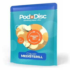 Nakładki Wymienne Ścierne Do PodoDisc 25mm #240 - 50 sztuk