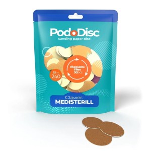 Nakładki Wymienne Ścierne Do PodoDisc 25mm #240 - 50 sztuk