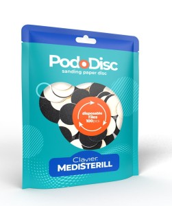 Nakładki wymienne ścierne do pododisc 20mm #180