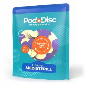 Nakładki wymienne ścierne do pododisc 20mm #150 - 50 sztuk