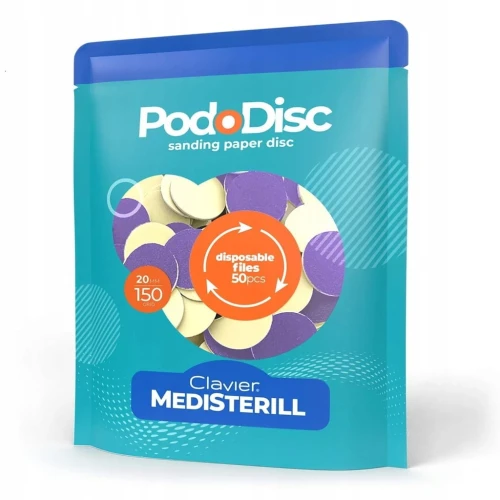 Nakładki wymienne ścierne do pododisc 20mm #150 - 50 sztuk