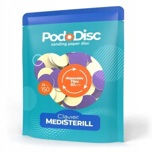 Nakładki wymienne ścierne do pododisc 25mm #150 50szt