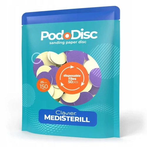 Nakładki wymienne ścierne do pododisc 25mm #150 50szt