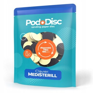 Nakładki wymienne ścierne do pododisc 20mm #120 50 szt.