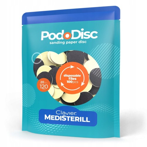 Nakładki wymienne ścierne do pododisc 20mm #120 50 szt.