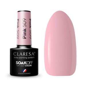 CLARESA LAKIER HYBRYDOWY PINK 509 5 g