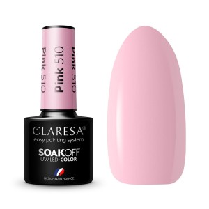 CLARESA LAKIER HYBRYDOWY PINK 510 5 g