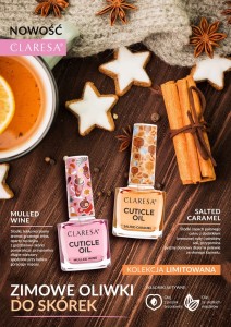 Claresa Oliwka do skórek Mulled Wine 5ml