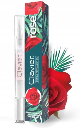 Oliwka odżywka DO skórek paznokci róża Clavier